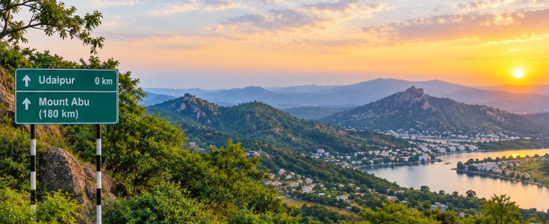 Udaipur to Mount Abu by Taxi: Distance, Route & Travel Tips