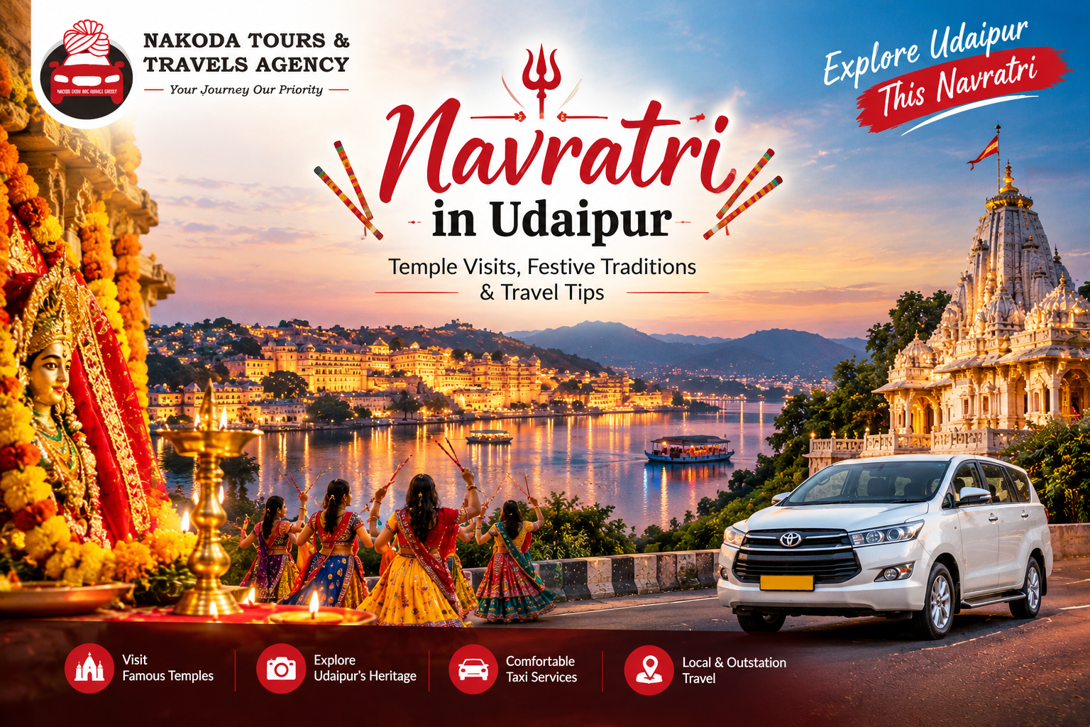 Navratri in Udaipur: Temple Visits, Festive Traditions & Travel Tips
