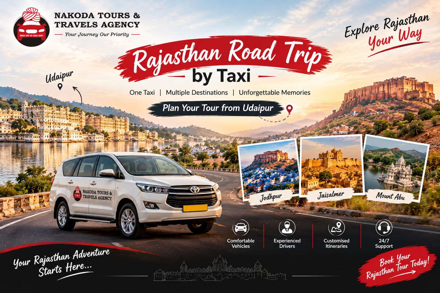 One Taxi, Multiple Destinations: Planning a Rajasthan Road Trip